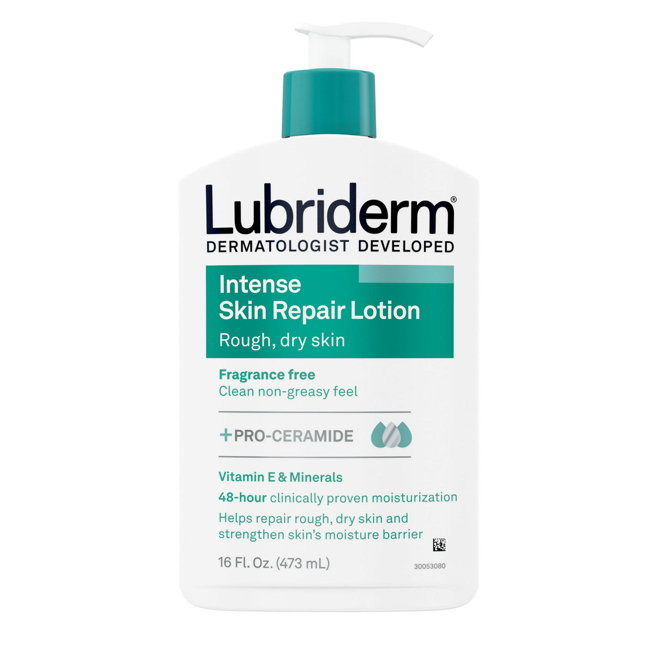 Lubriderm Fast Absorbing Intense Skin Repair Body Lotion For Dry Skin - 16 Oz